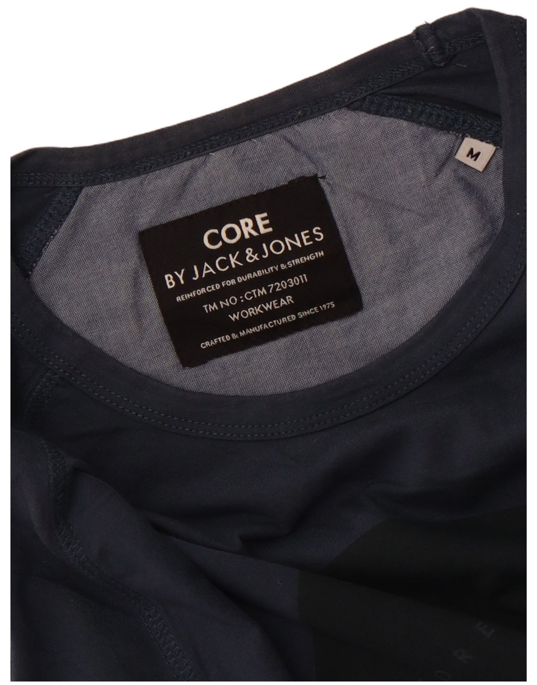 Jack & Jones Ανδρικό γραφικό μπλουζάκι μακρυμάνικο μεσαίο ναυτικό μπλε