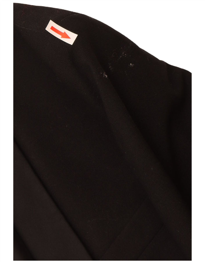 Vintage Ανδρικό μπουφάν σακάκι με 1 κουμπί EU 50 Large Black New Wool