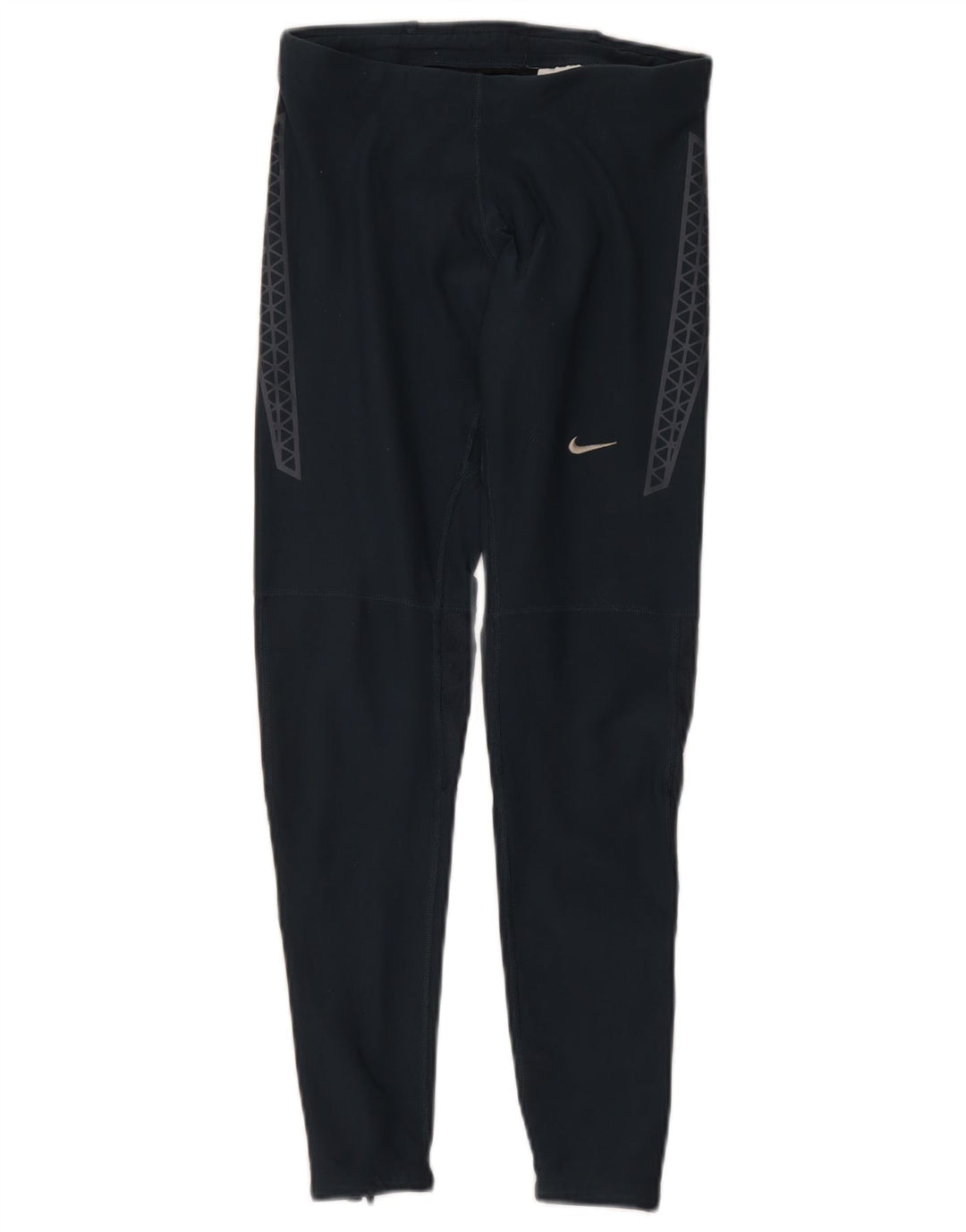 Γυναικεία κολάν Nike Dri Fit UK 12 Medium Navy Blue Geometric Polyester