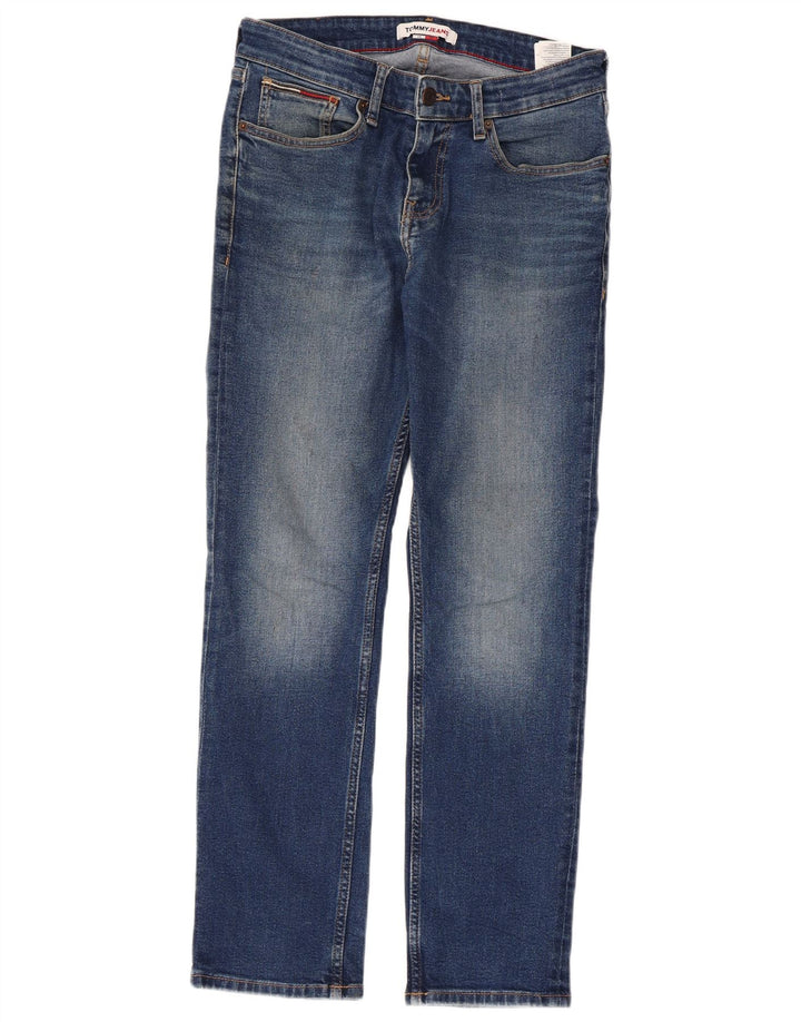 TOMMY HILFIGER Ανδρικό Slim Jeans W28 L30 Μπλε Βαμβακερό