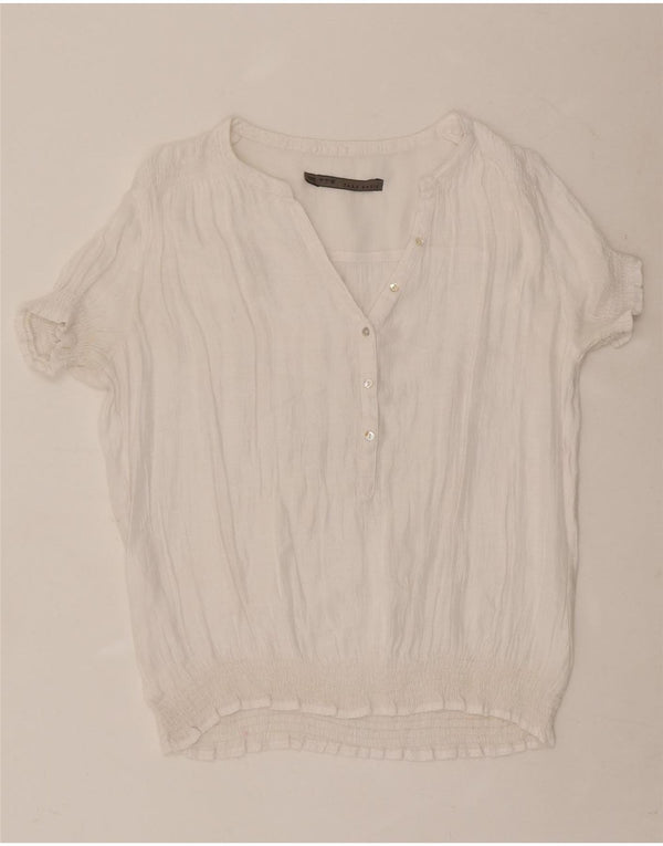 Zara Γυναικεία Μπλούζα Τοπ UK 16 Large White