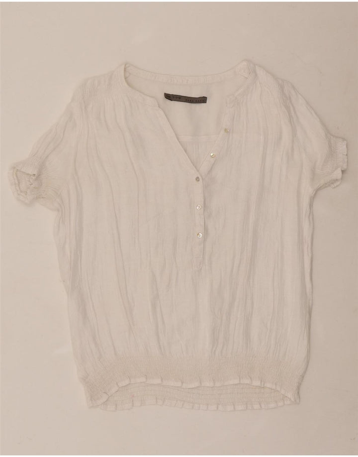 Zara Γυναικεία Μπλούζα Τοπ UK 16 Large White