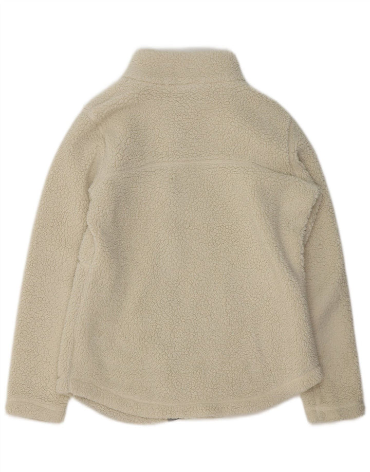Columbia Γυναικείο φλις μπουφάν UK 10 Small Off White Polyester