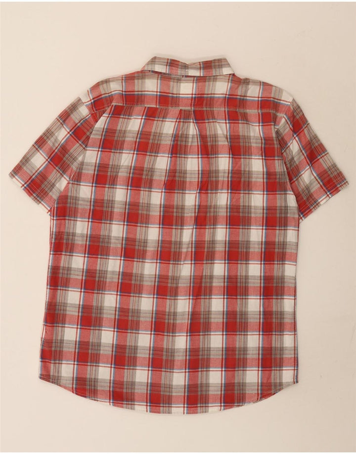 Ανδρικό κοντομάνικο πουκάμισο Levi's XL Red Check Cotton