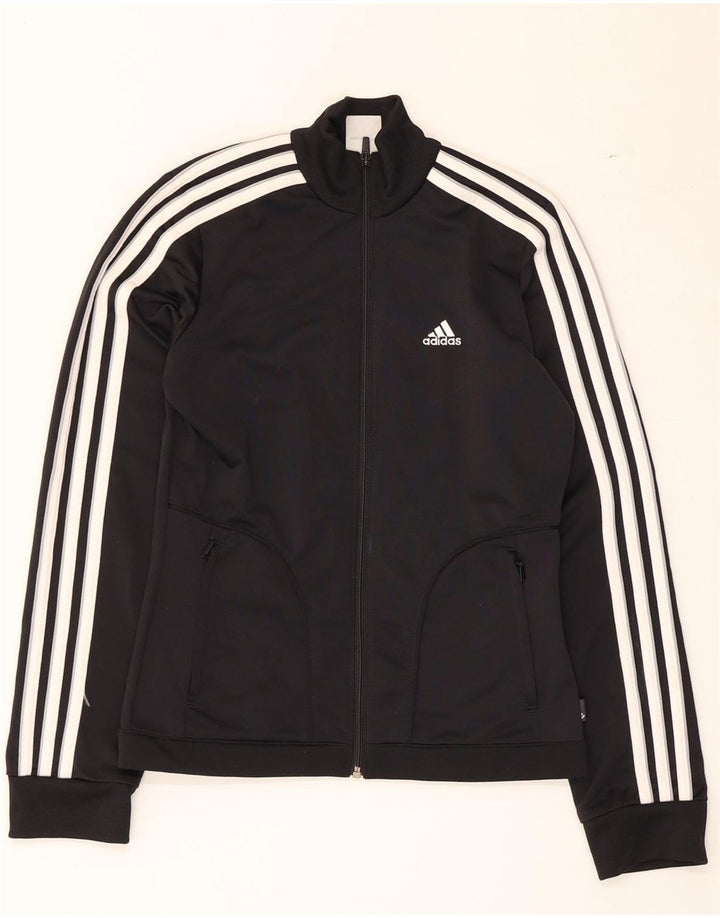 Γυναικεία αθλητική φόρμα Adidas Top Jacket UK 8 Small Black Colourblock Polyester