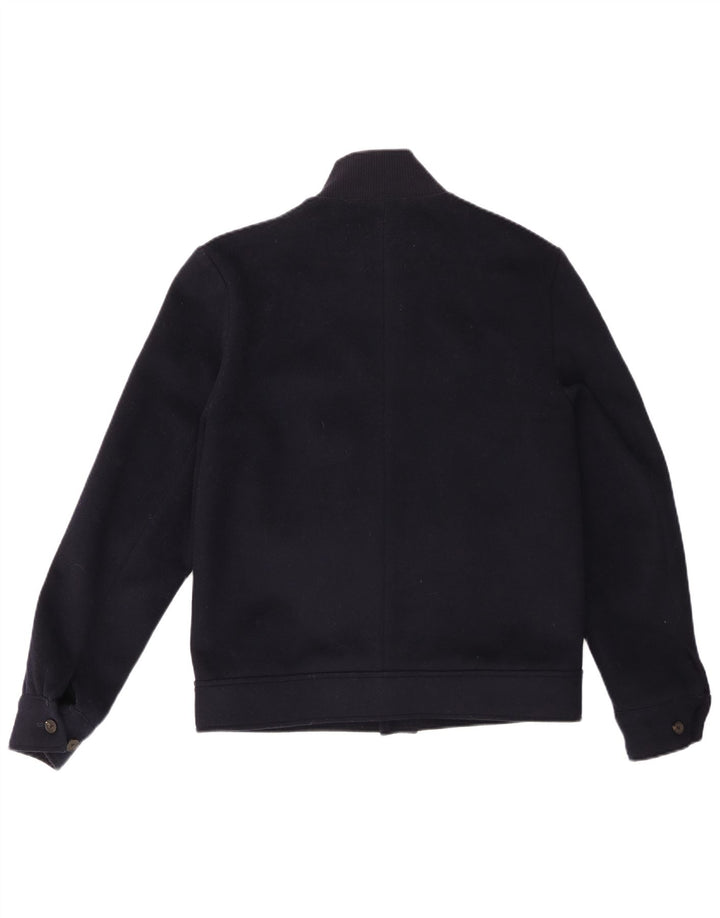 Ανδρικό μπουφάν Reiss Bomber UK 36 Small Navy Blue Wool