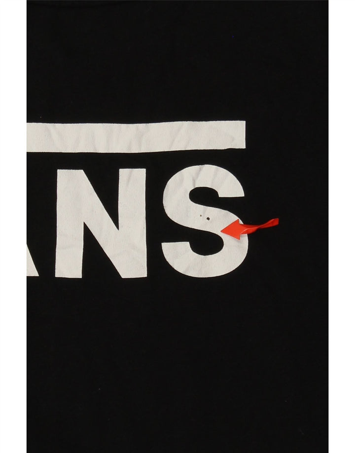 Γυναικείο γραφικό T-Shirt VANS Top UK 12 Medium Black