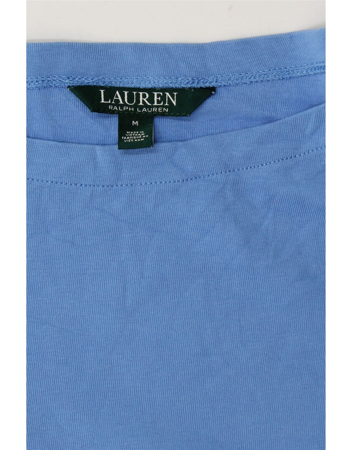 Γυναικείο T-Shirt Ralph Lauren Top UK 12 Medium Blue