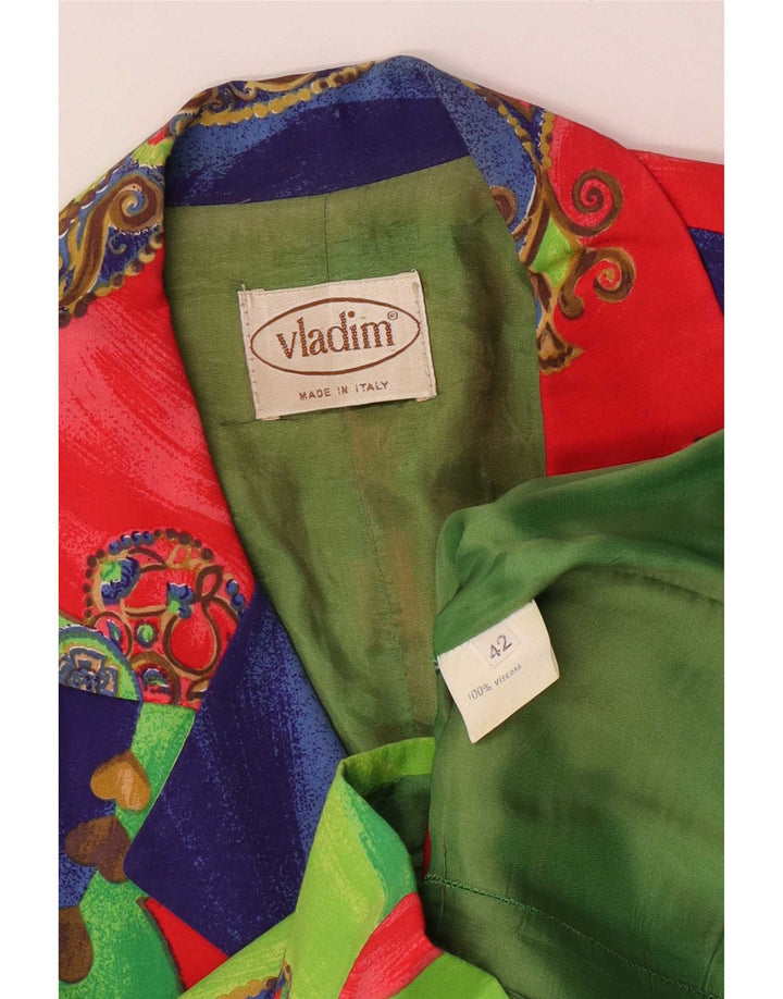 Vintage Γυναικείο Σακάκι Μπλέιζερ IT 42 Medium πολύχρωμο συνονθύλευμα