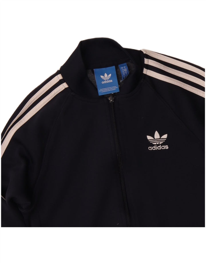 Ανδρική αθλητική φόρμα Adidas Top Jacket Small Navy Blue Polyester
