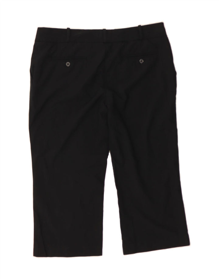 MOSSIMO Womens Straight Capri Trousers US 12 Large W34 L20 Black Polyester Vintage Mossimo and Second-Hand Mossimo from Messina Hembry 