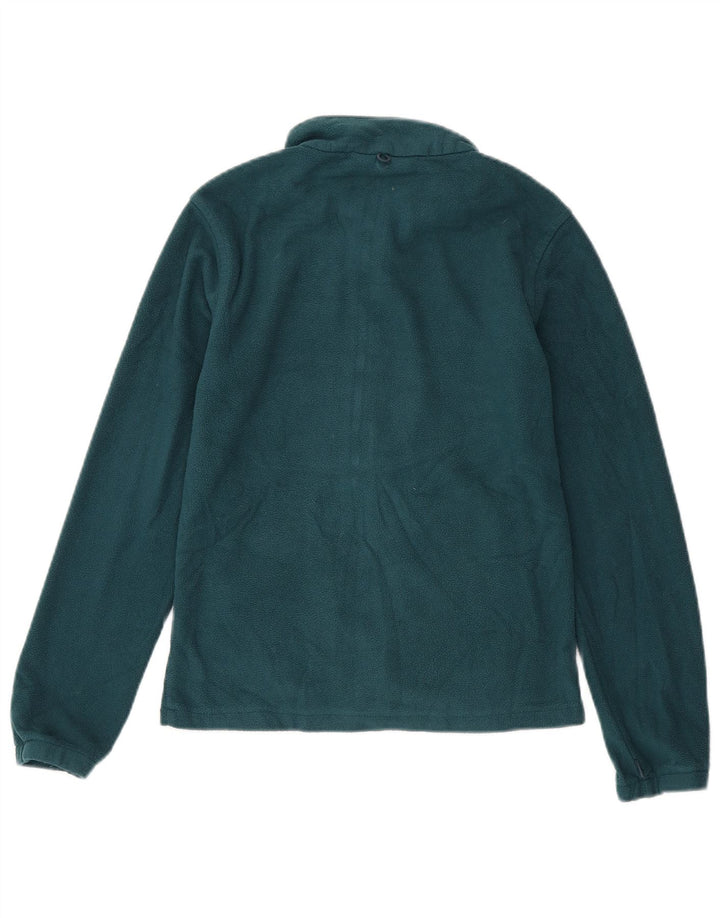 Mountain Warehouse Boys Fleece Jacket 12-13 Years Green Polyester