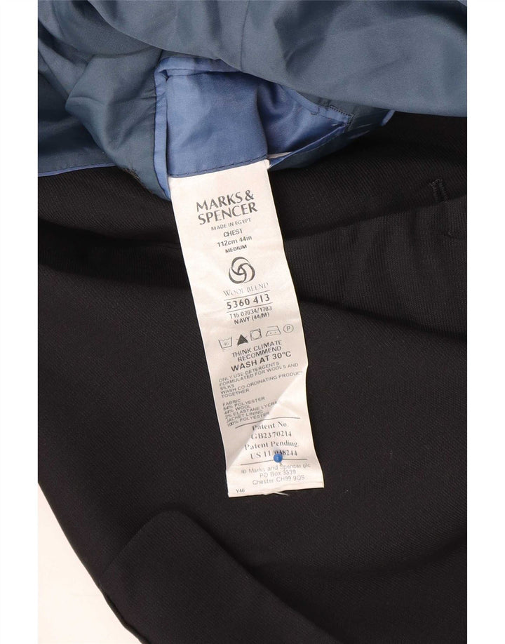 Marks & Spencer Ανδρικό μπουφάν blazer UK 44 XL Navy Blue Polyester