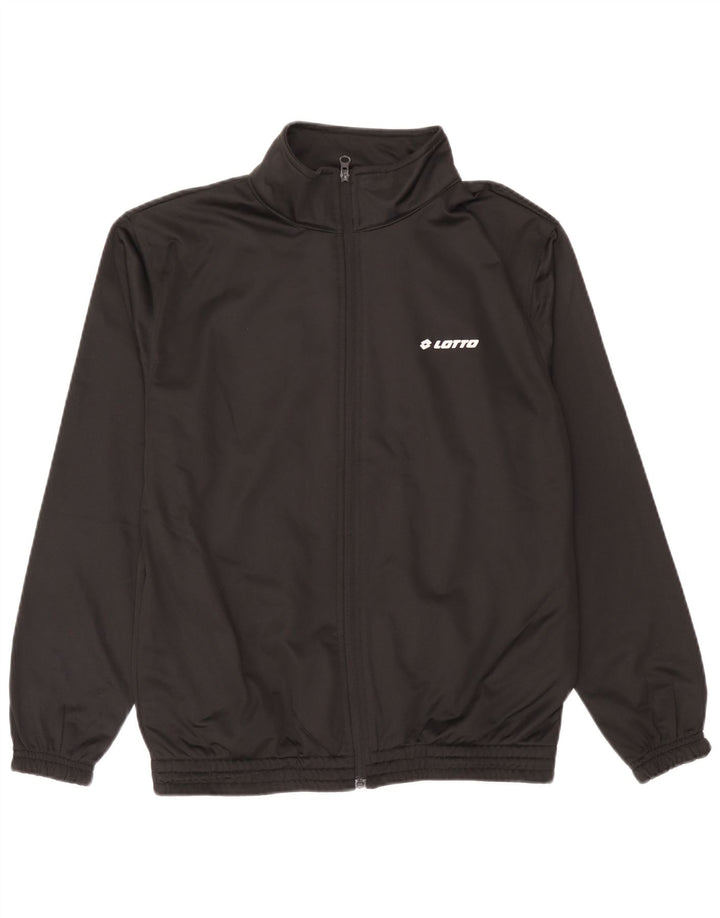 Ανδρική φόρμα Lotto Top Jacket Μεσαίο Μαύρο Πολυεστέρα