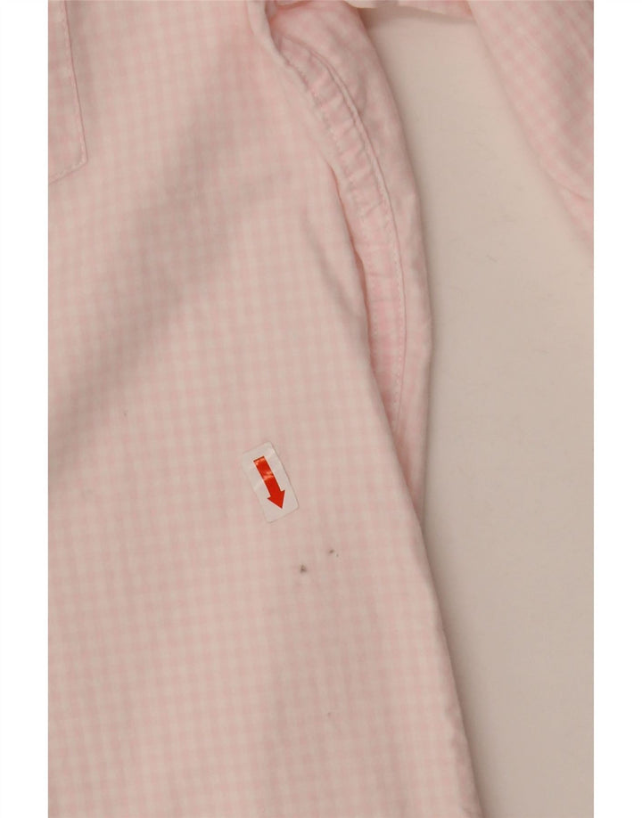 Ανδρικό πουκάμισο IZOD Slim Fit μεγάλο ροζ βαμβακερό Gingham