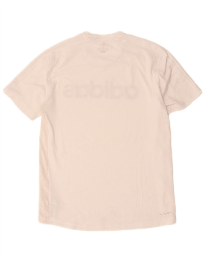 Ανδρικό γραφικό T-shirt Adidas Climacool Top Small White Polyester