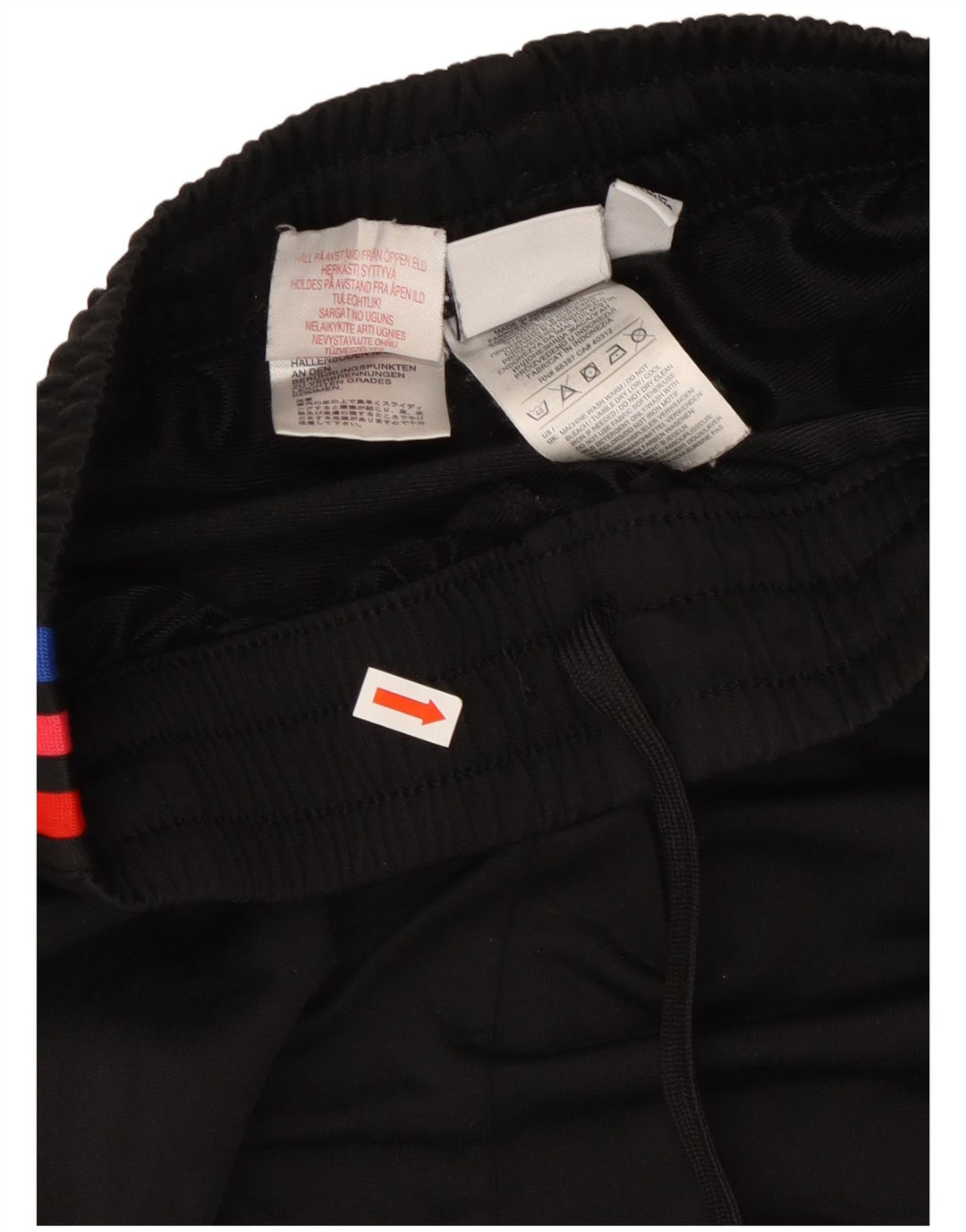 Adidas Boys Graphic αθλητική φόρμα παντελόνι Joggers 14-15 ετών μαύρο πολυεστέρα