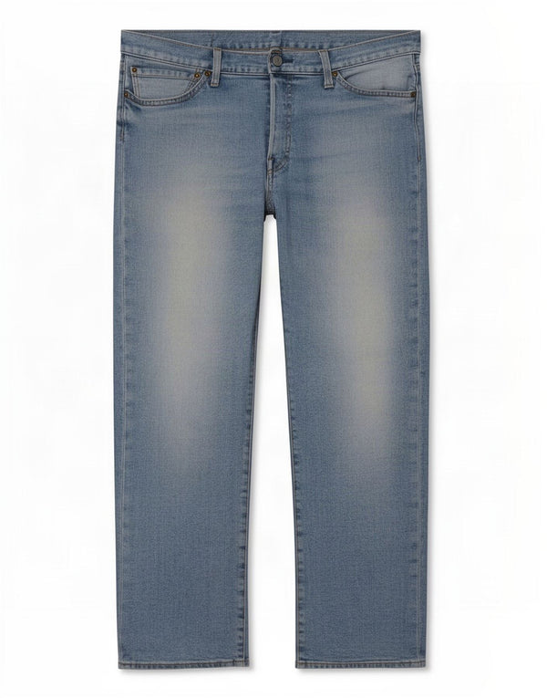 Levi's Mens 501 Straight Jeans W34 L30 Blue Cotton