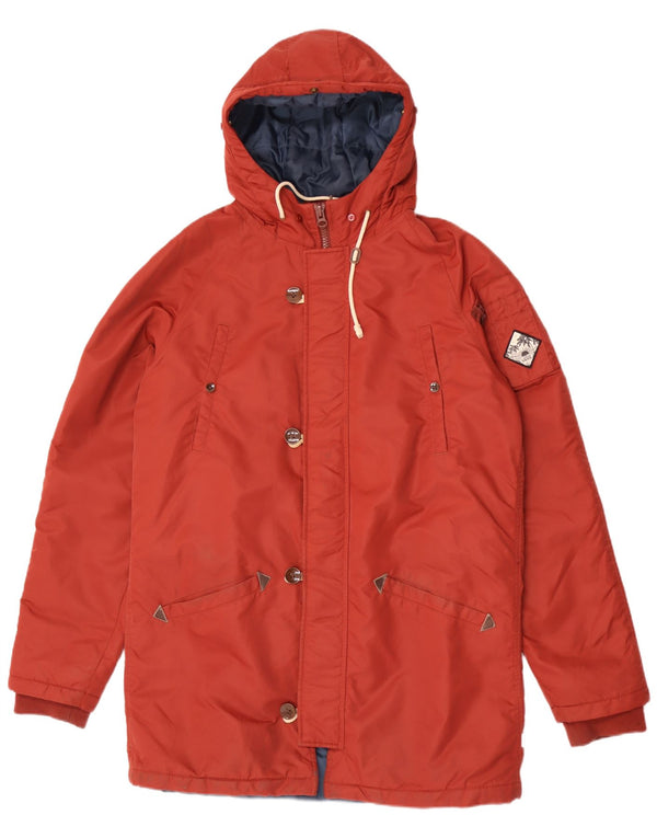 Vans Ανδρικό μπουφάν Parka με κουκούλα UK 38 Medium Maroon
