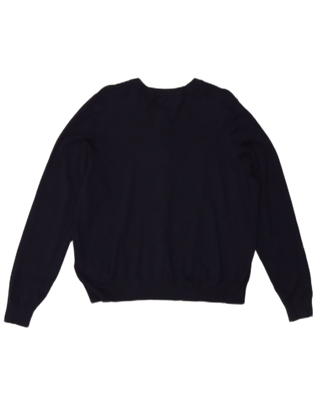 MARKS & SPENCER Γυναικείο πουλόβερ Crop Cardigan UK 20 2XL Navy Blue Viscose