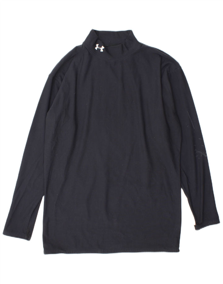 Under Armour Ανδρικό τοπ μακρυμάνικο μεγάλο Navy Blue Nylon