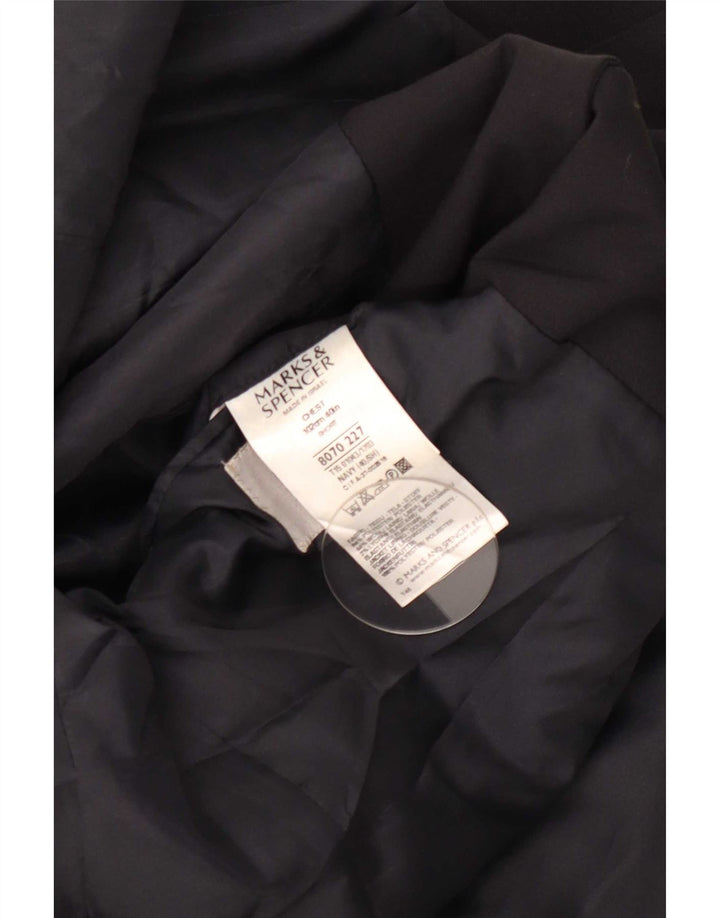 Marks & Spencer Ανδρικό σακάκι 3 κουμπιών σακάκι UK 40 μεσαίο μαύρο πολυεστέρα
