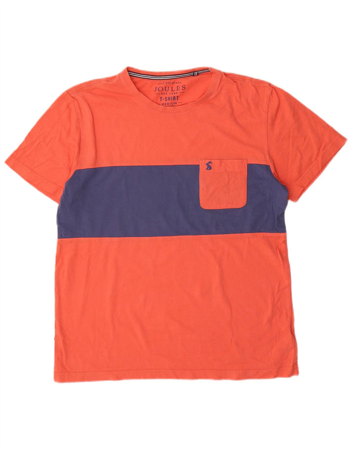 Ανδρικό T-Shirt Joules Τοπ μεσαίου πορτοκαλί χρώματος βαμβακερό