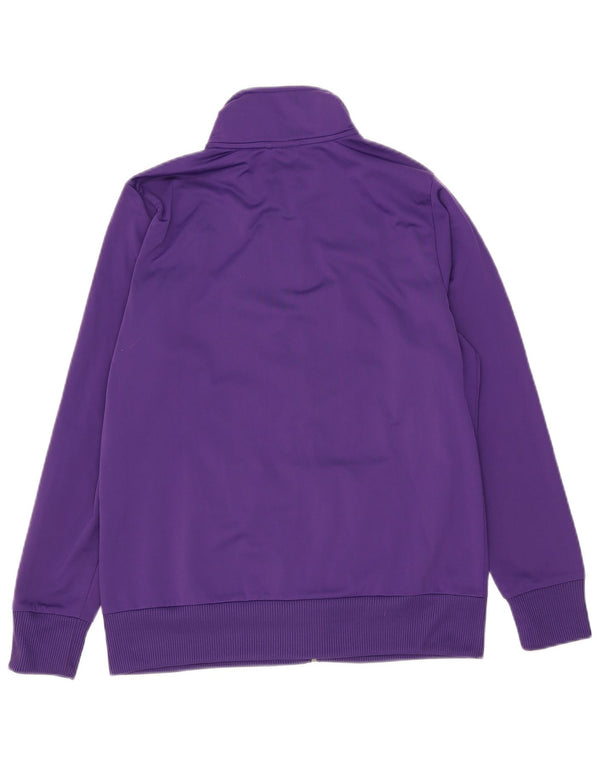 Γυναικεία αθλητική φόρμα γραφικών Puma Top Jacket UK 16 Large Purple