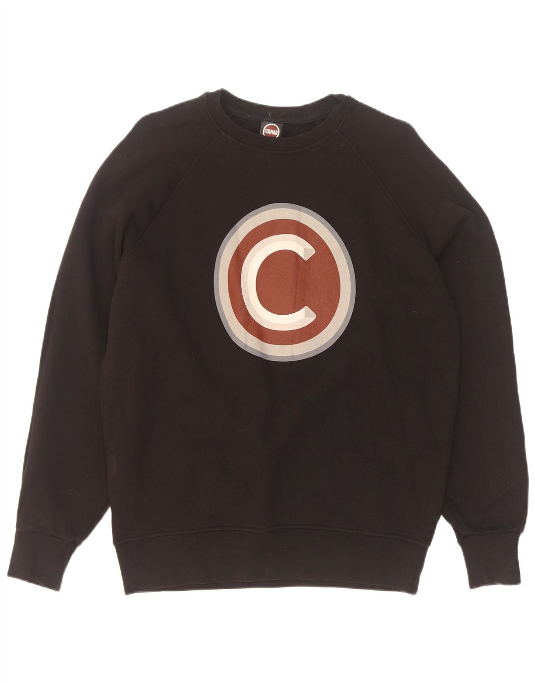 Ανδρικό γραφικό φούτερ Colmar Jumper μεγάλο μαύρο βαμβακερό