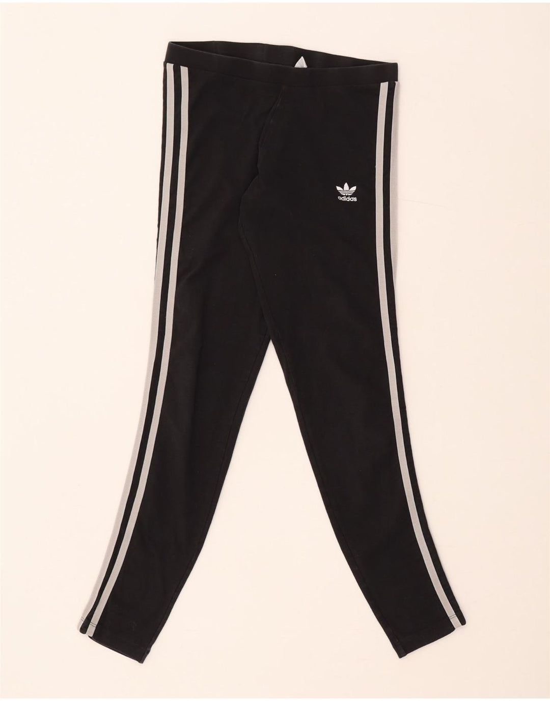 Γυναικείο κολάν Adidas UK 8 Small μαύρο βαμβακερό