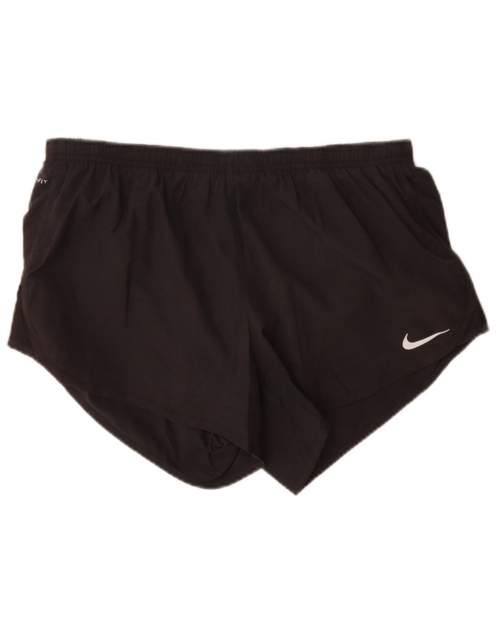 Γυναικείο αθλητικό σορτς NIKE Dri Fit UK 14 μεγάλο μαύρο πολυεστέρα