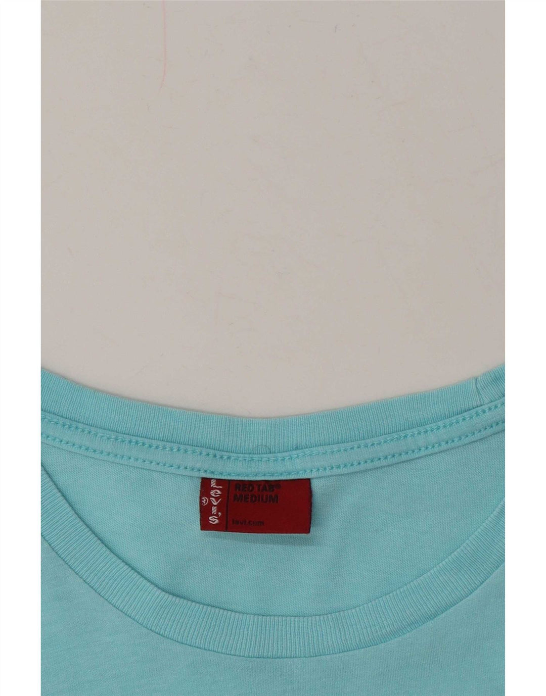 Γυναικείο γραφικό T-Shirt Levi's Top UK 12 Medium Blue