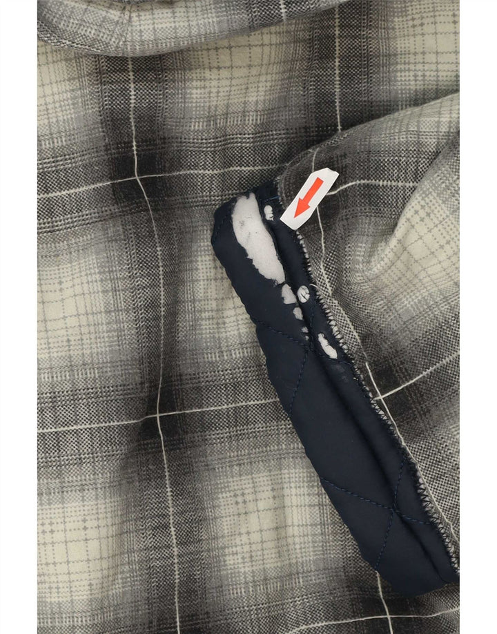 Belfe & Womens Oversized Reversible καπιτονέ μπουφάν UK 14 Medium Navy Blue