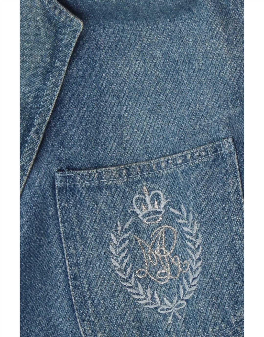 Vintage γυναικείο τζιν τζιν μπουφάν UK 18 XL μπλε