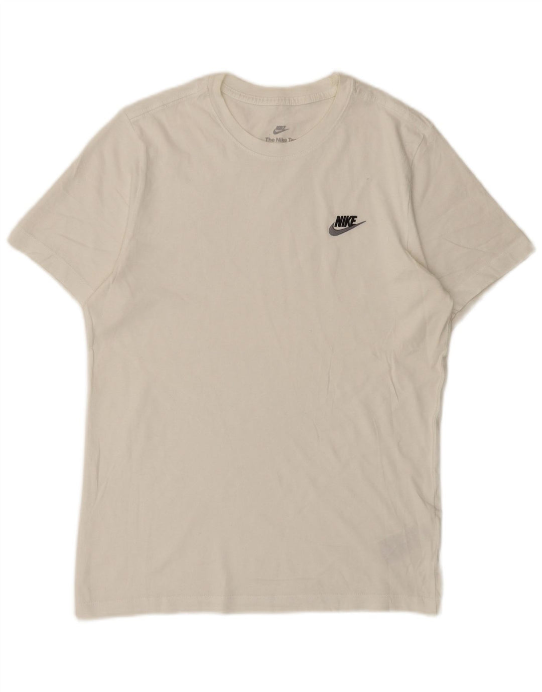 Ανδρικό μπλουζάκι Nike, μικρό λευκό βαμβακερό