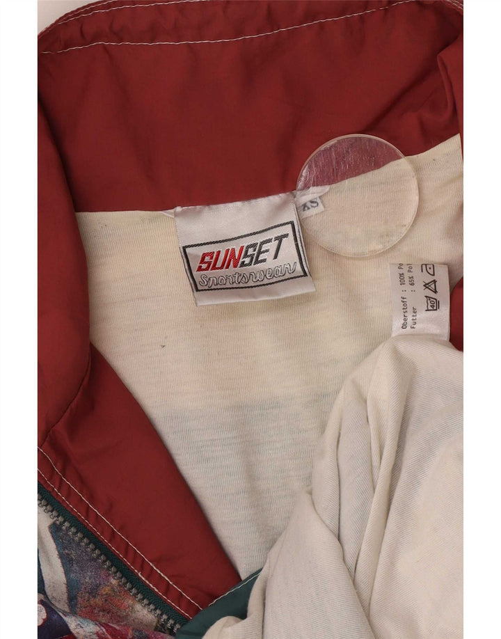 Vintage Ανδρική φόρμα πουλόβερ Top Jacket XS Πολύχρωμο Γεωμετρικό