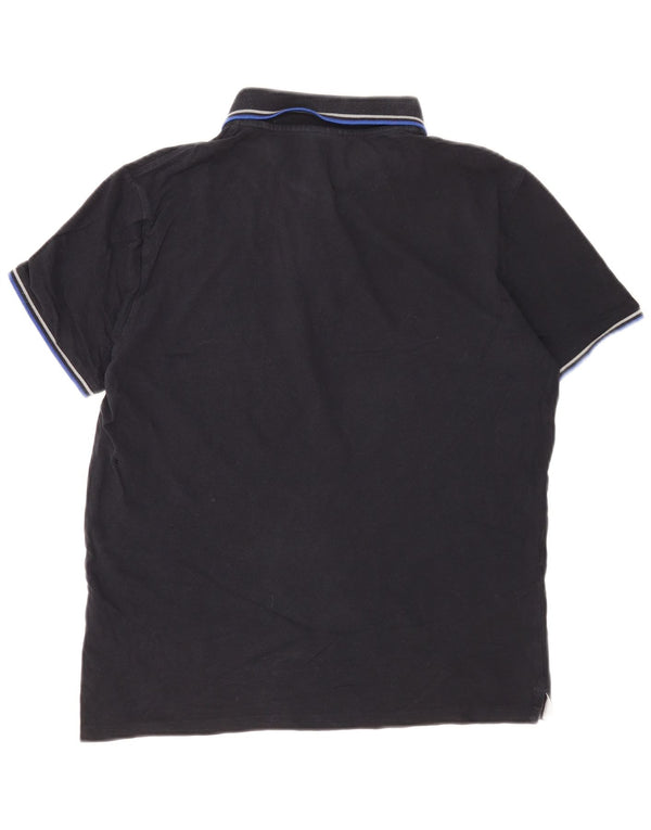 Ανδρικό μπλουζάκι πόλο Champion, μεσαίο ναυτικό, βαμβακερό