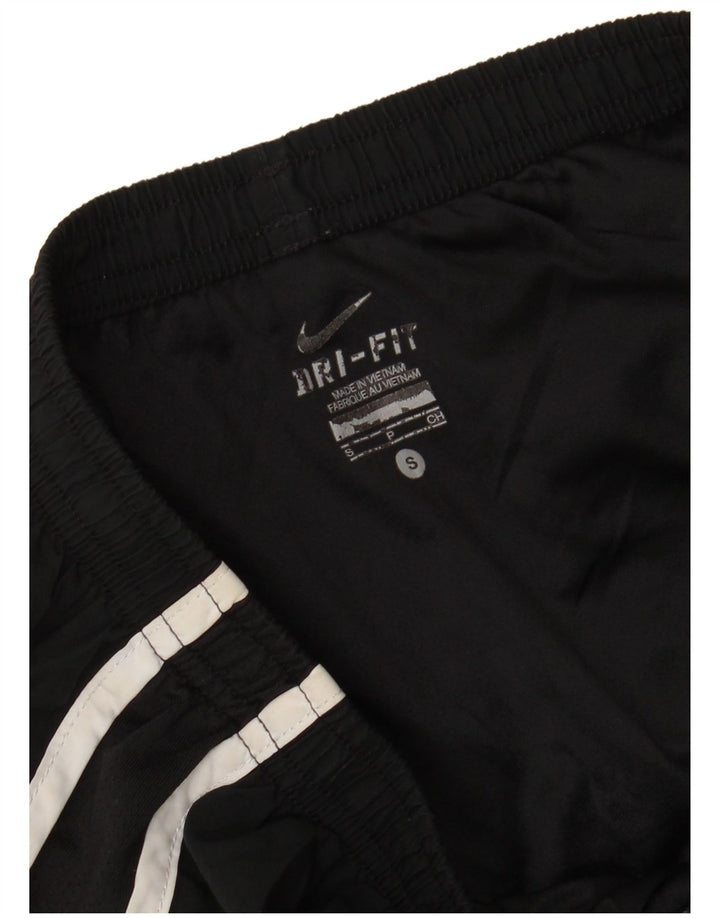 NIKE Womens Dri Fit Sport Shorts UK 10 Small Black Polyester