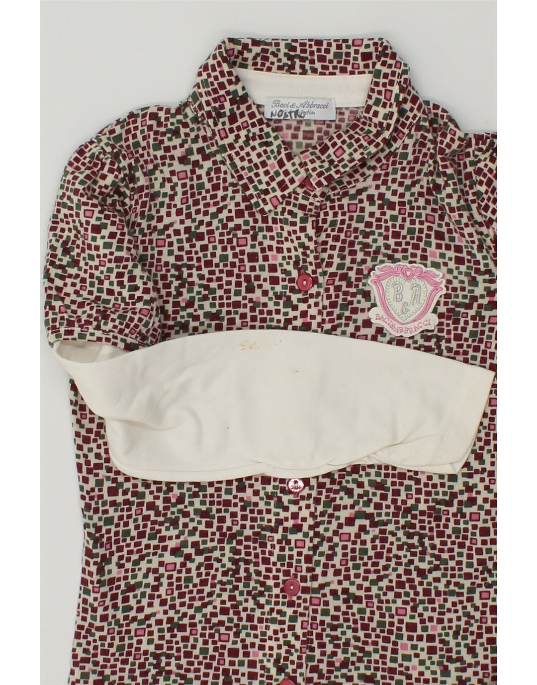 BACI & ABBRACCI Girls Shirt 3-4 Years Multicoloured Geometric Cotton Vintage BACI & ABBRACCI and Second-Hand BACI & ABBRACCI from Messina Hembry 