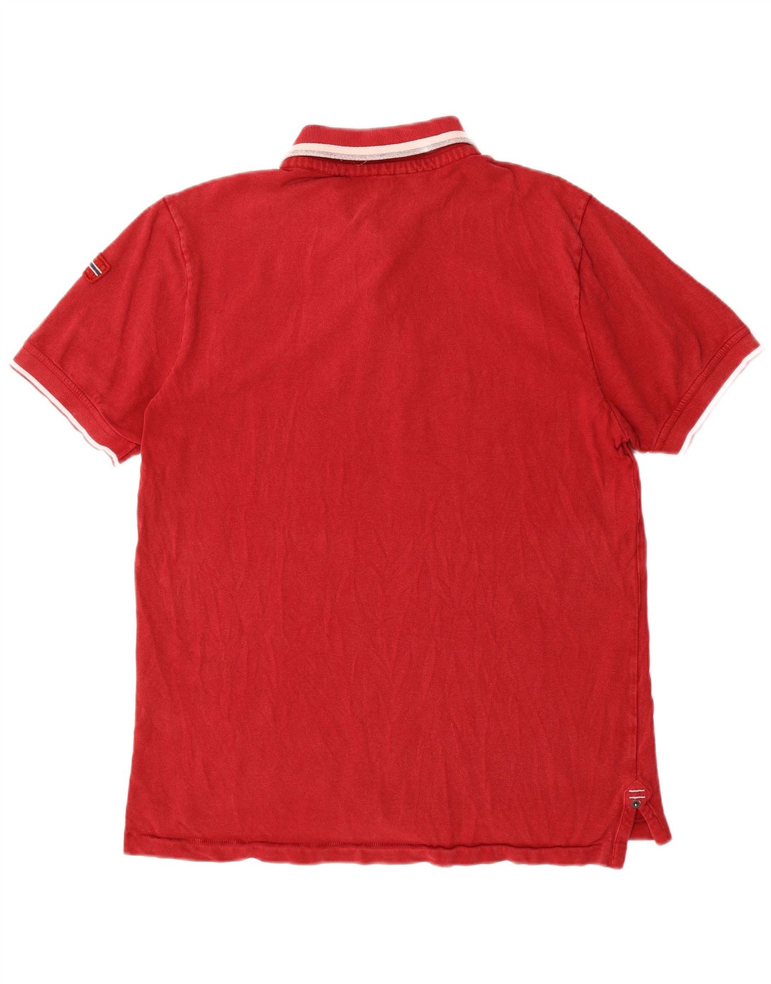 Ανδρικό πουκάμισο NAPAPIJRI Geographic Polo Medium Red