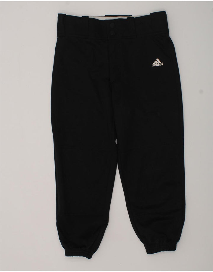 ADIDAS Boys Joggers Casual Trousers 7-8 Years Small W24 L19  Black | Vintage Adidas | Thrift | Second-Hand Adidas | Used Clothing | Messina Hembry 