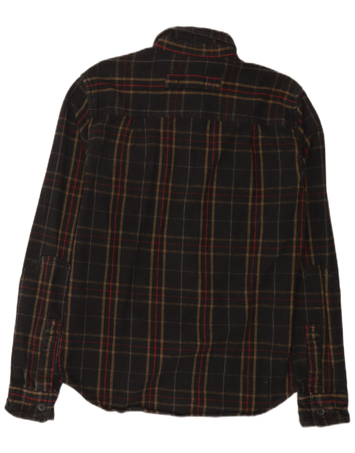 Ανδρικό πουκάμισο Superdry Classic Fit Flannel Μεσαίο πολύχρωμο καρό