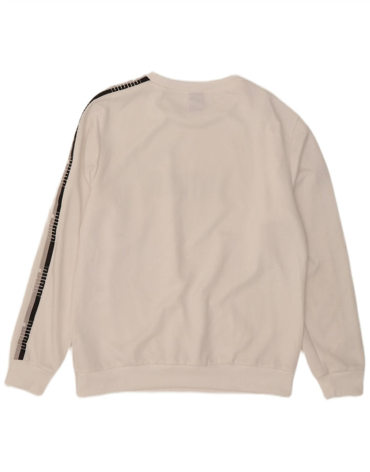 Ανδρικό γραφικό φούτερ Puma Jumper μεγάλο λευκό πολυεστέρα
