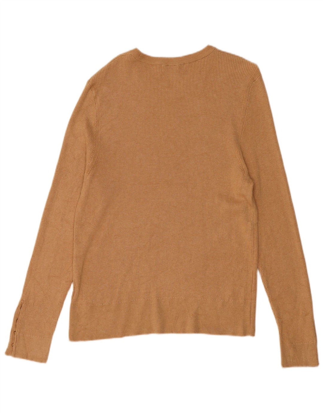 MARKS & SPENCER Γυναικείο πουλόβερ με λαιμόκαυστο UK 18 XL Beige Viscose
