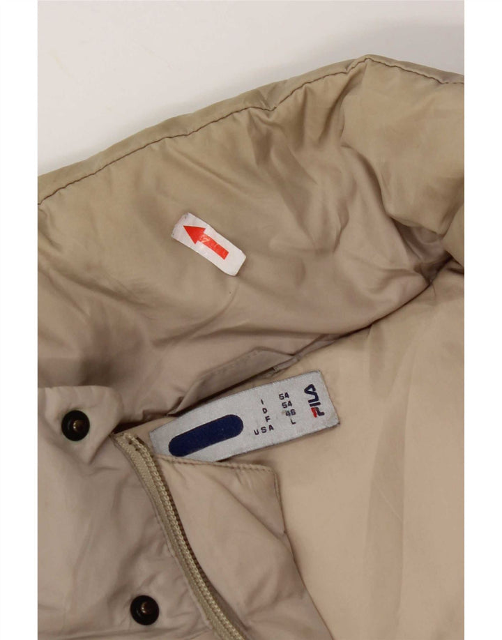 Fila Ανδρικό μπουφάν με κουκούλα IT 54 2XL Γκρι νάιλον