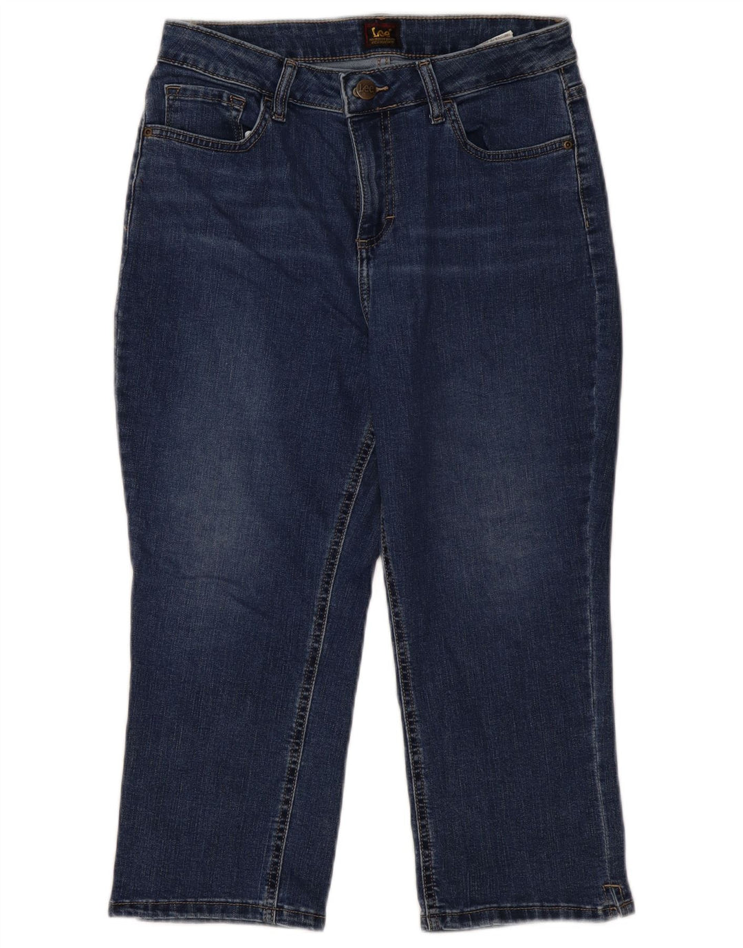 LEE Γυναικείο Τζιν Capri US 10 Large W30 L21 Μπλε βαμβακερό