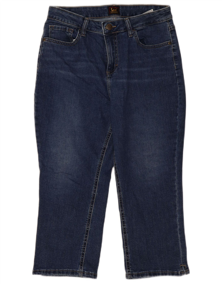 LEE Γυναικείο Τζιν Capri US 10 Large W30 L21 Μπλε βαμβακερό