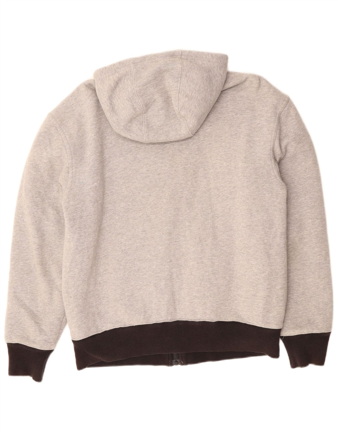 TIMBERLAND Ανδρικό πουλόβερ με κουκούλα με φερμουάρ, μεσαίο γκρι χρώμα, βαμβακερό