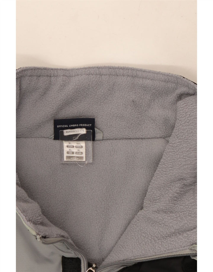 Ανδρικό μπουφάν Umbro Windbreaker UK 42 XL Grey Colourblock Nylon