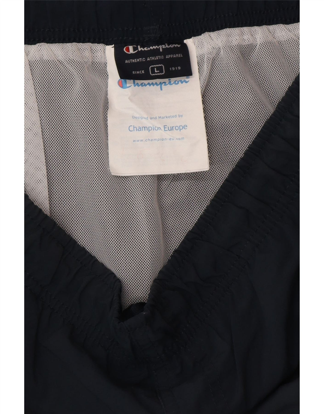 Ανδρικό αθλητικό σορτς CHAMPION Μεγάλο Navy Blue Polyester